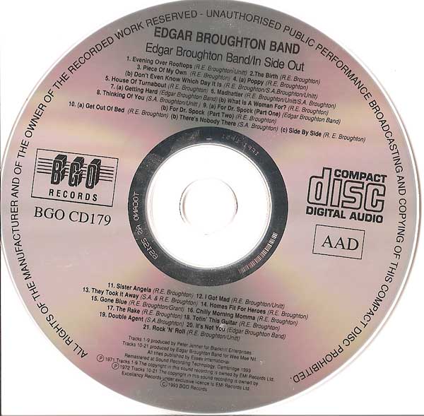 Edgar Broughton Band - In Side Out