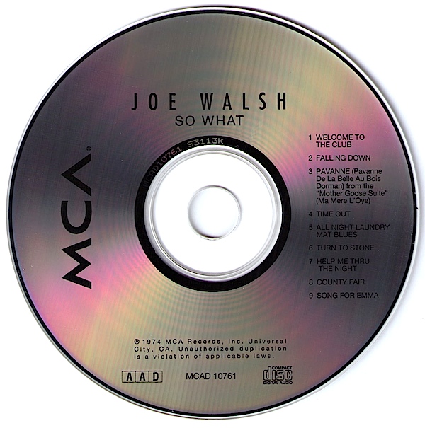 Joe Walsh - So What