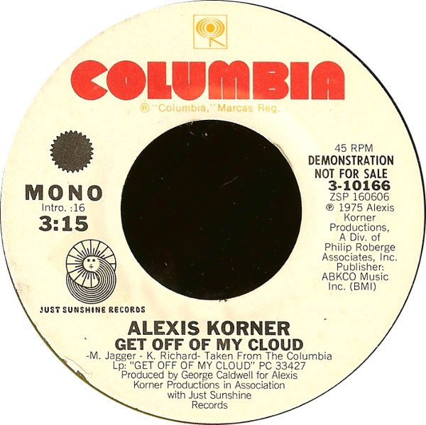 Alexis Korner - Get Off Of My Cloud