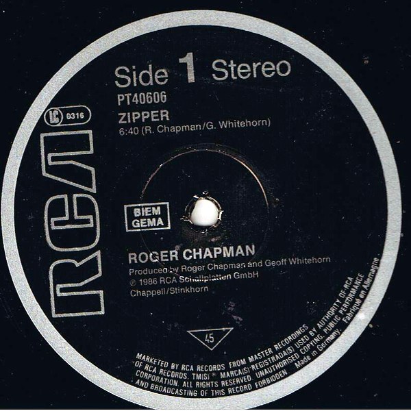 Roger Chapman -  Zipper