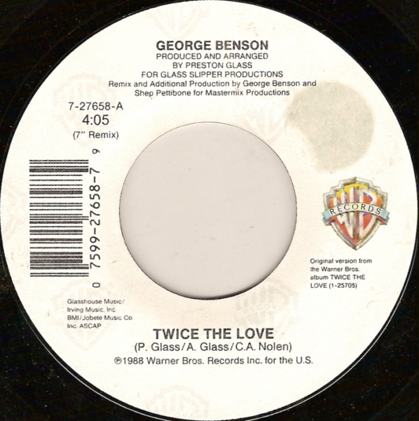 George Benson - Twice The Love