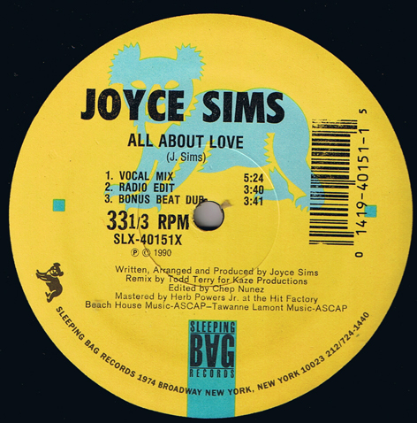 Joyce Sims - All About Love