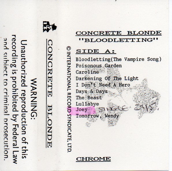 Concrete Blonde - Bloodletting