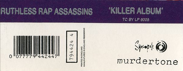 Ruthless Rap Assassins - Killer Album