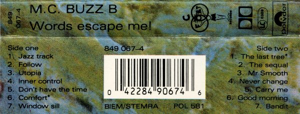 MC Buzz B - Words Escape Me