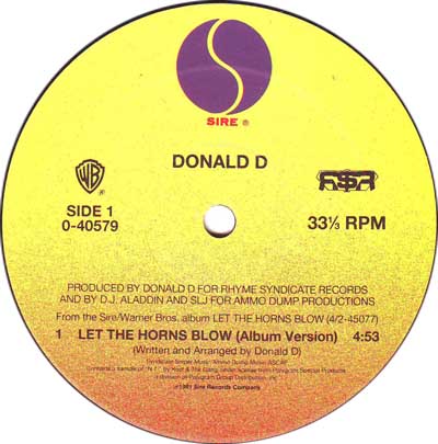 Donald D - Let The Horns Blow