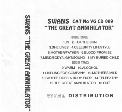 Swans - The Great Annihilator