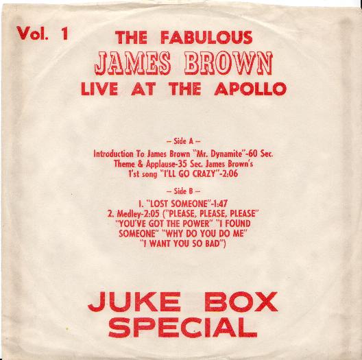 James Brown - Live At The Apollo