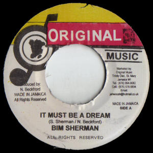 Bim Sherman - It Must Be A Dream