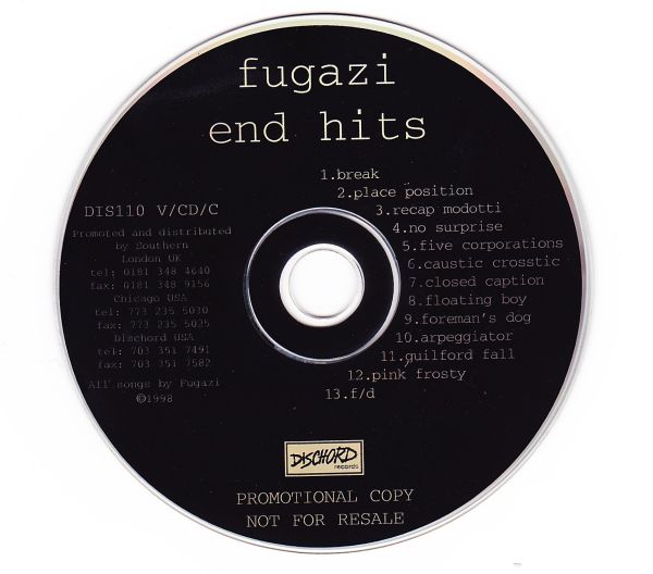 Fugazi - End Hits