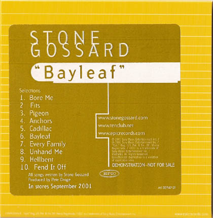 Stone Gossard - Bayleaf