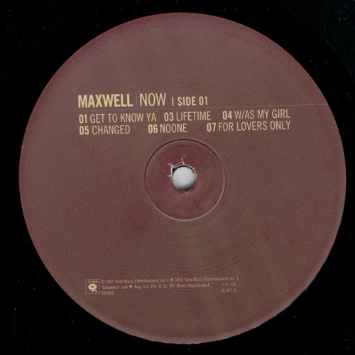 Maxwell - Now