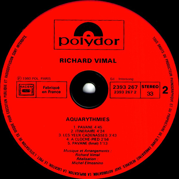 Richard Vimal - Aquarythmies