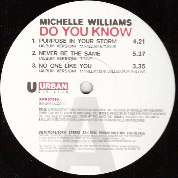 Michelle Williams - Do You Know