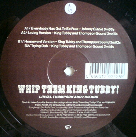 Linval Thompson And Friends - Whip Them King Tubby!