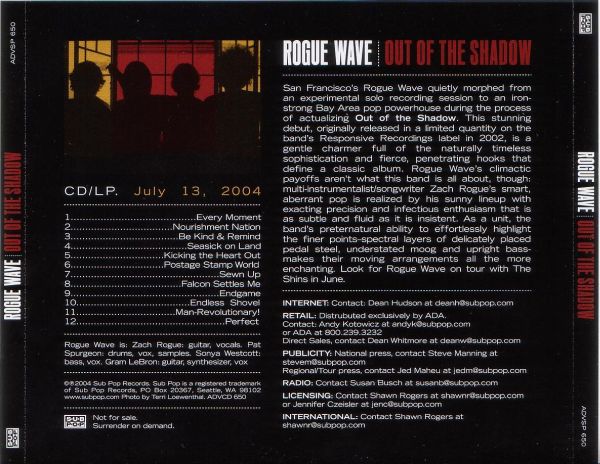 Rogue Wave - Out Of The Shadow