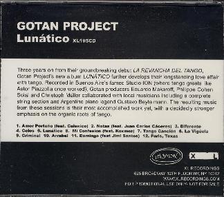 Gotan Project - Lunatico