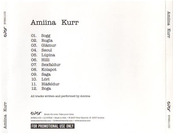 Amiina - Kurr