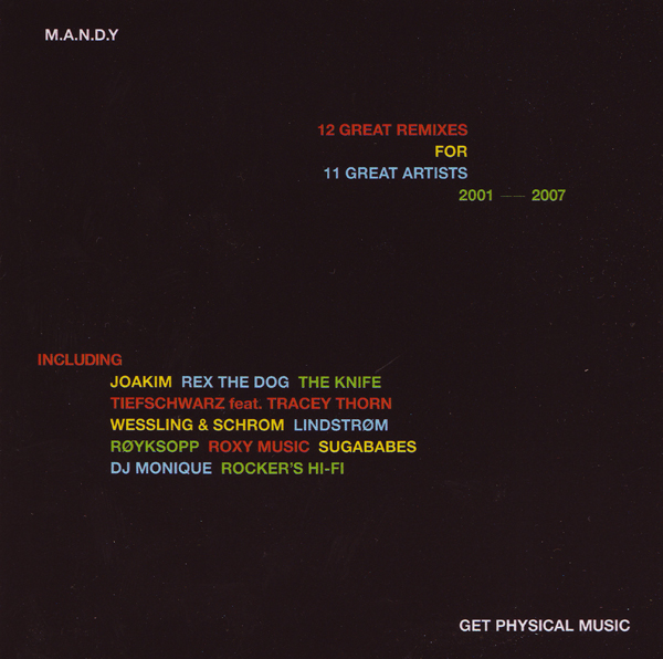 M.A.N.D.Y. - 12 Great Remixes For 11 Great Artists 2001-2007