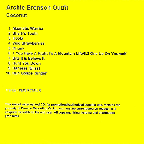 Archie Bronson Outfit - Coconut