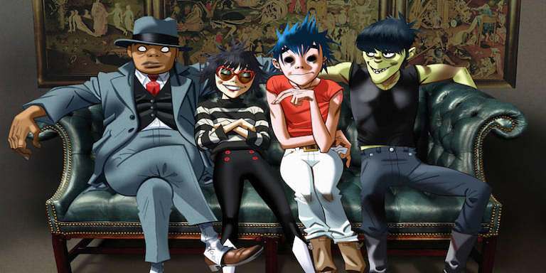 Die Band ist zurück! Gorillaz im Proberaum.