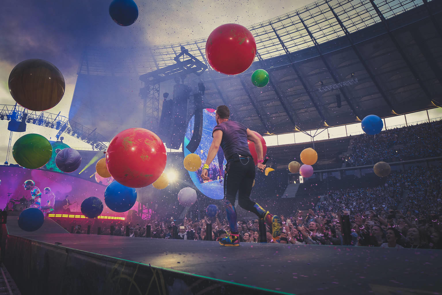 Coldplay im Olympiastadion Berlin Nicht wirklich nachhaltig, aber für