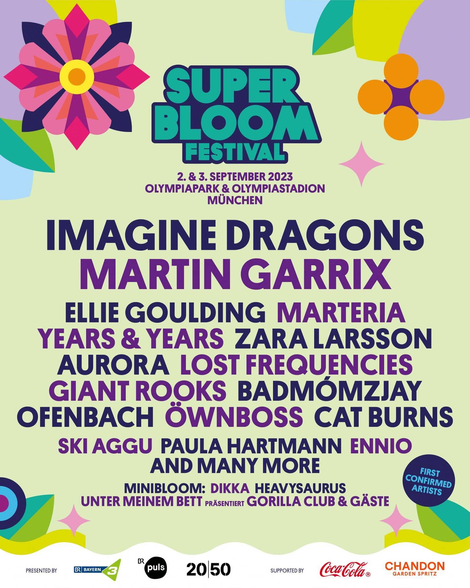 Superbloom Festival 2023 bestätigt Marteria, Badmómzjay, Aurora u.v.m