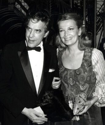 John Cassavetes und Gena Rowlands während der 35. jährlichen Golden Globe Awards im Beverly Hilton Hotel in Beverly Hills