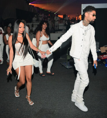 PNB Rock besucht die „Mr Rugs all White Party“ von Trey Songz & Fabolous im The Dome Atlanta am 14. Mai 2021 in Atlanta