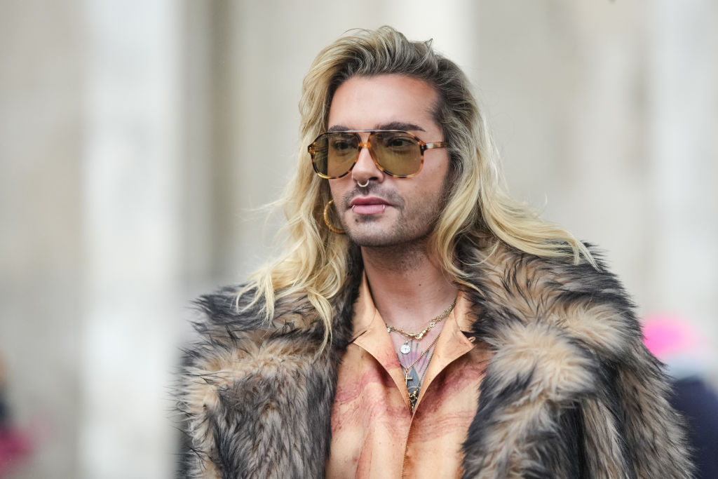 Bill Kaulitz bei der Pariser Fashion Week im Januar 2024