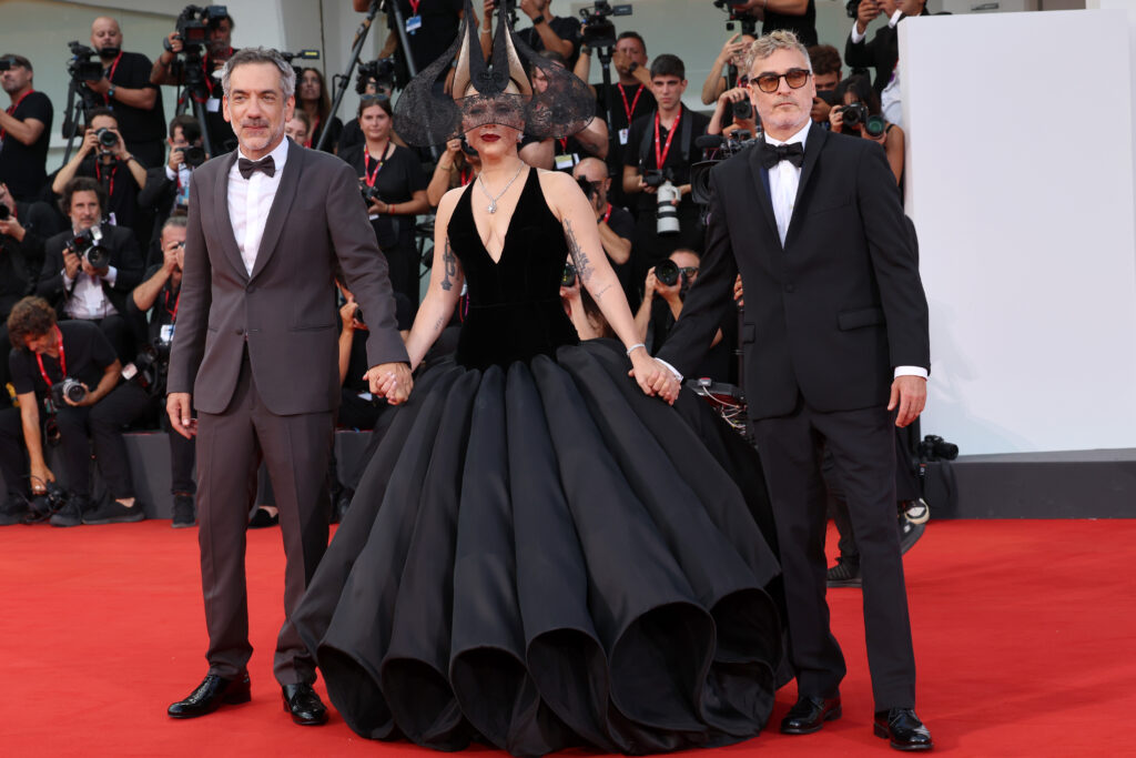 Todd Phillips, Lady Gaga und Joaquin Phoenix während der 81. Internationalen Filmfestspiele von Venedig