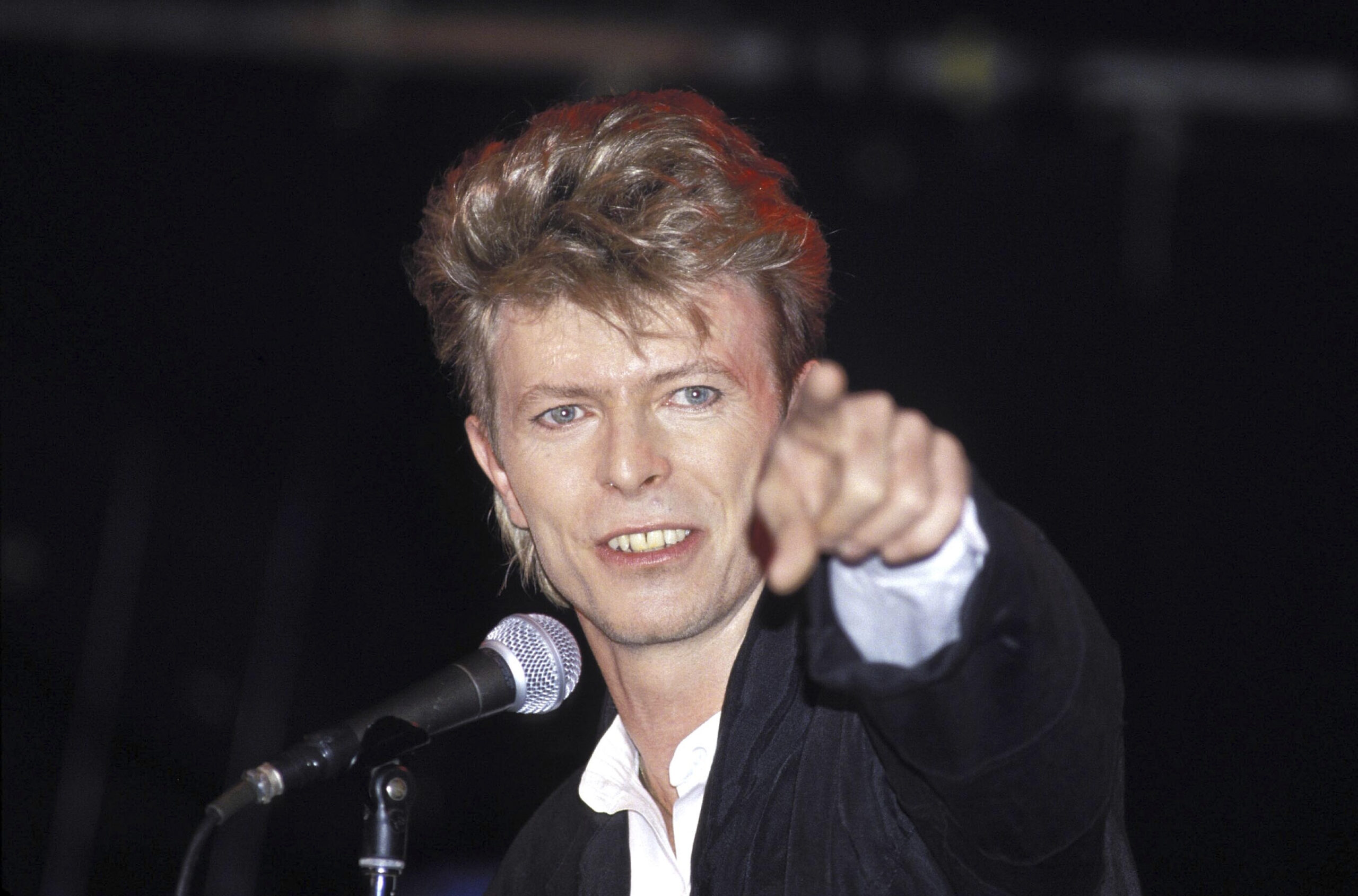 David Bowie 1987 während seiner „Glass Spider Tour“