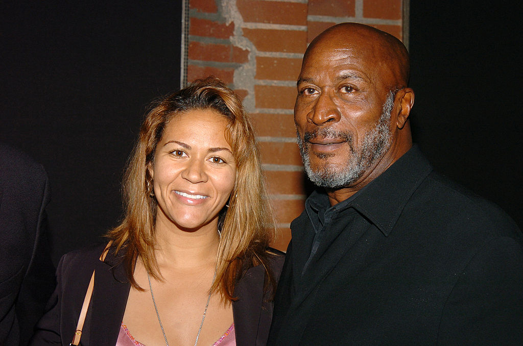 John Amos mit seiner Tochter Shannon Amos