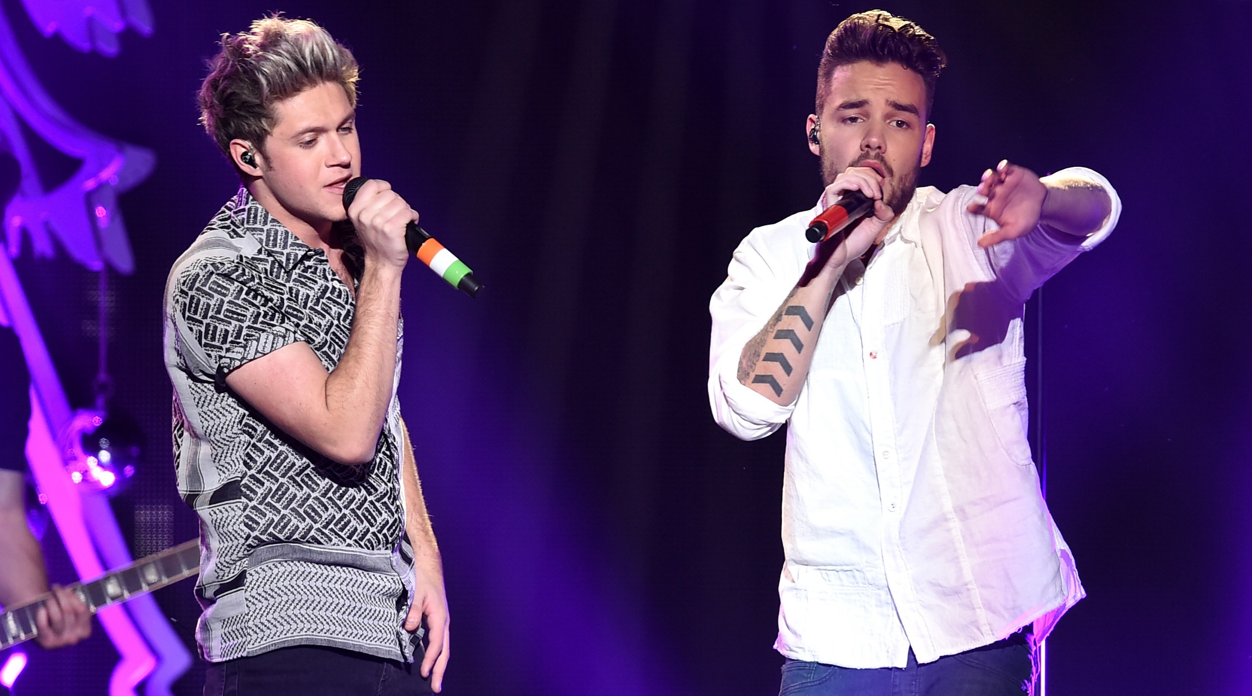 Niall Horan (l.) und Liam Payne, 2015