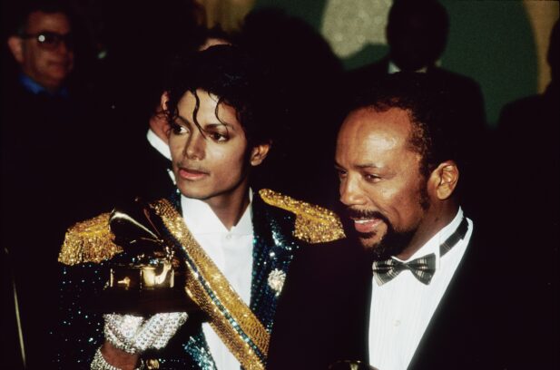 Michael Jackson und Quincy Jones, 1984