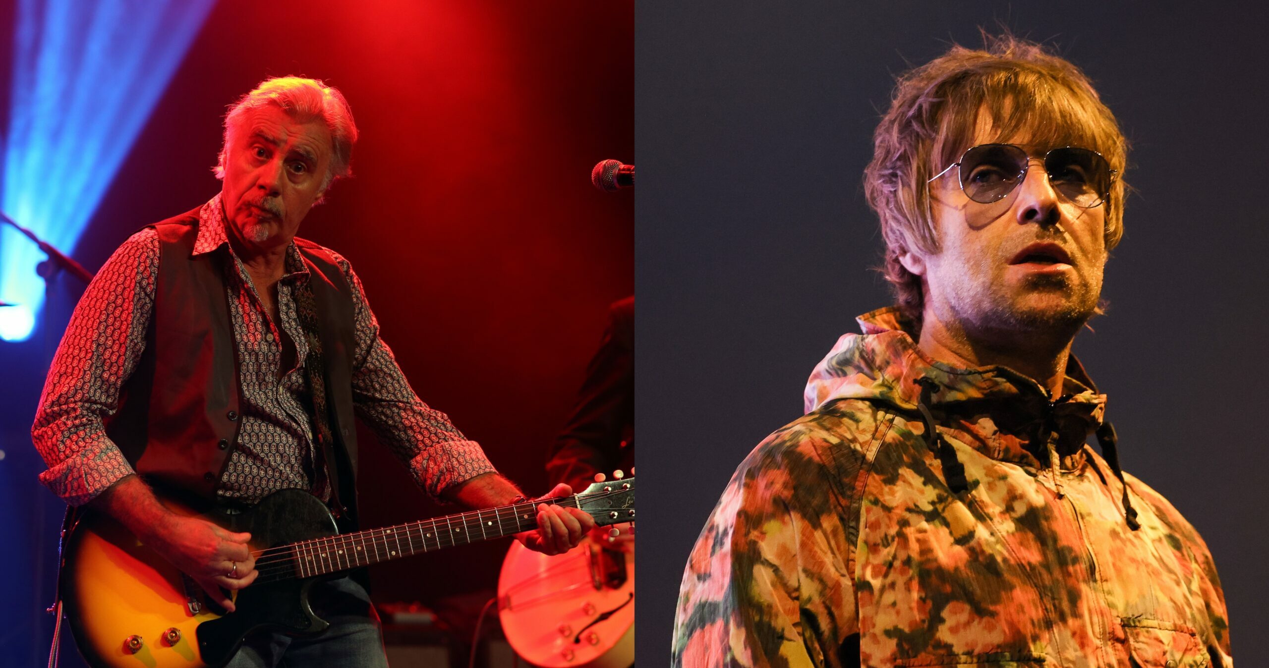 Glen Matlock (l.) und Liam Gallagher (r.)