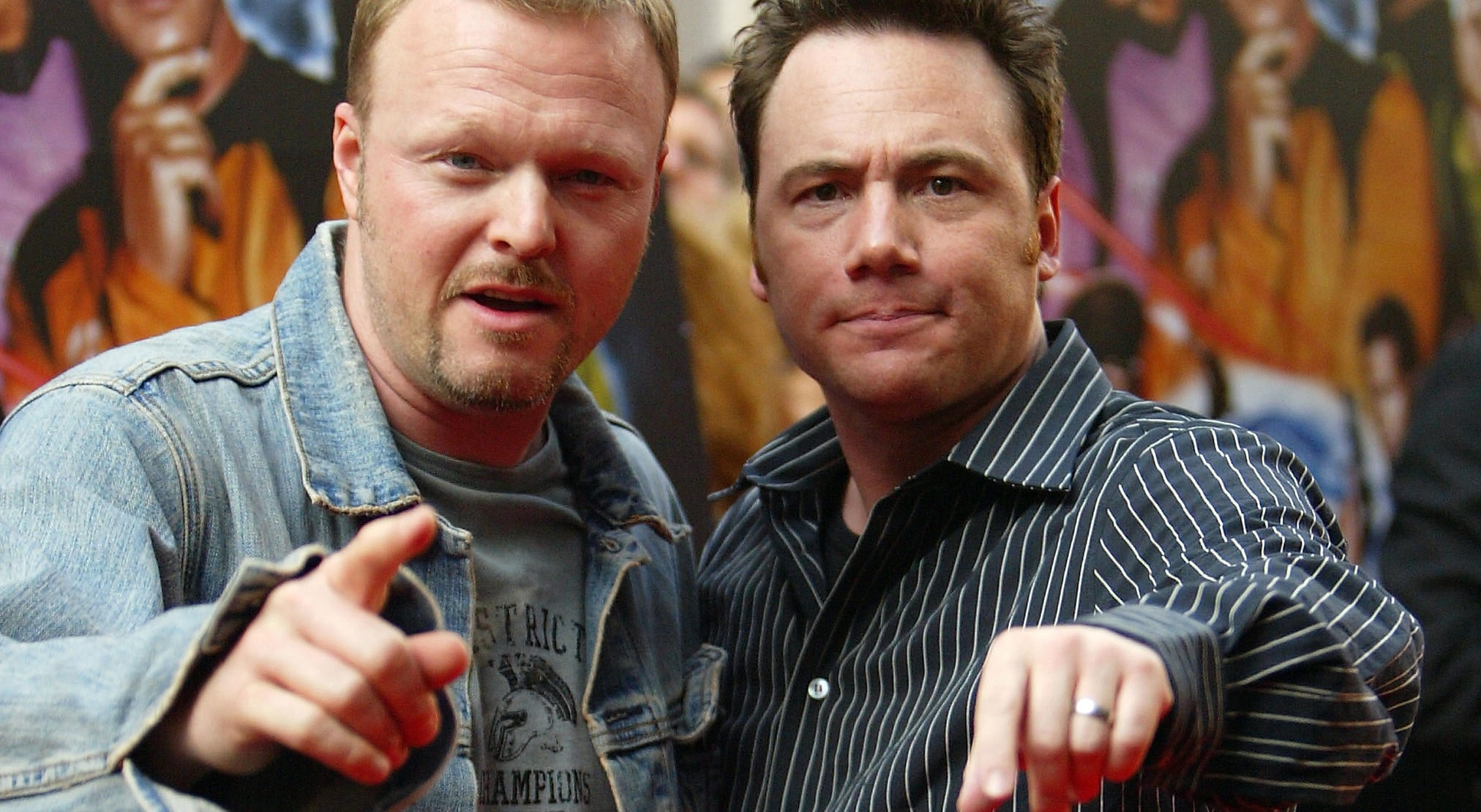 Stefan Raab (l.) und Michael „Bully“ Herbig, 2004